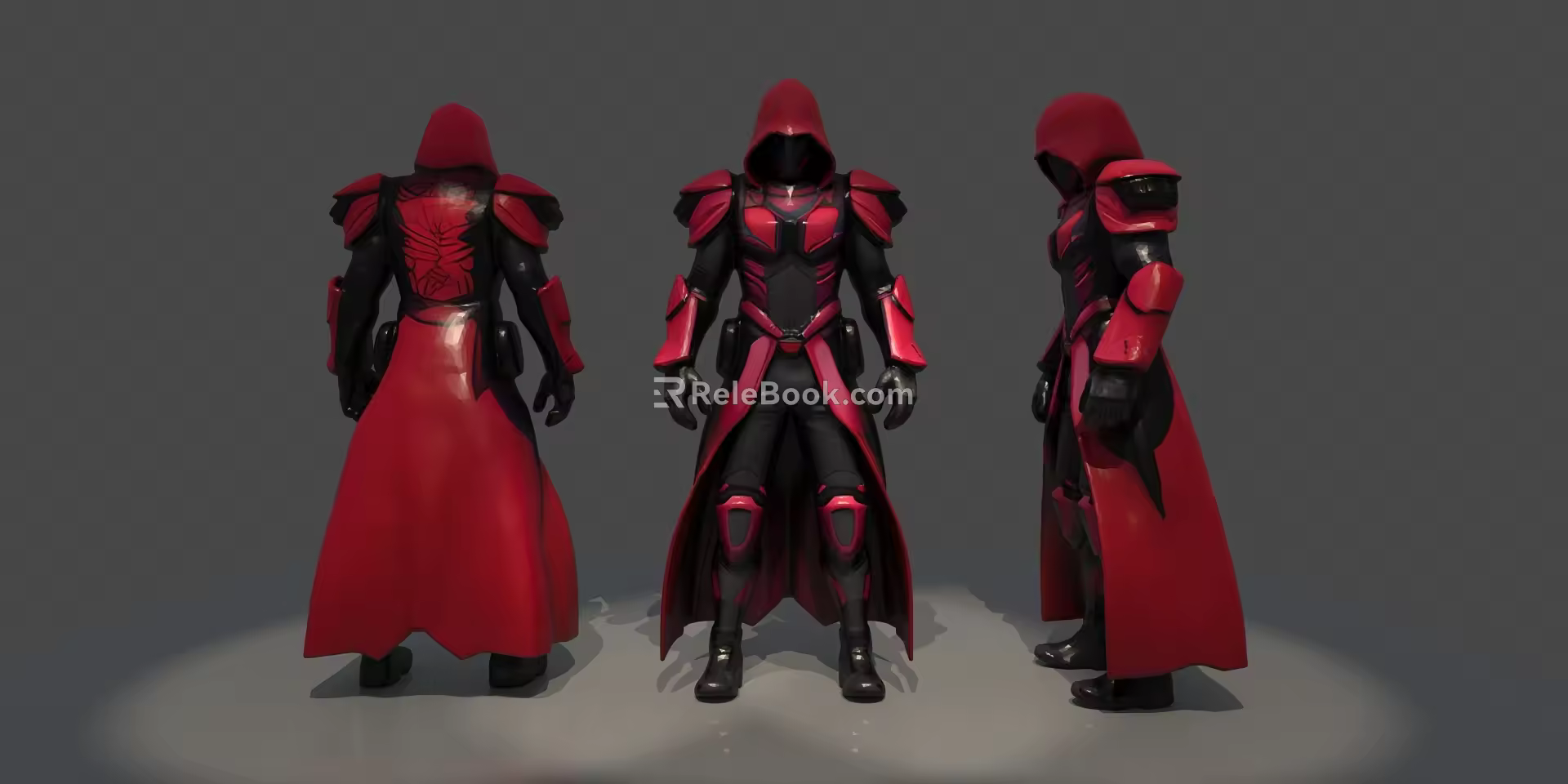 Assassin's Creed Game Characters Cartoon Characters Martial Arts Characters Guards Warriors Chivalrous Men Masked Martial Arts Characters Deadpool 3d model