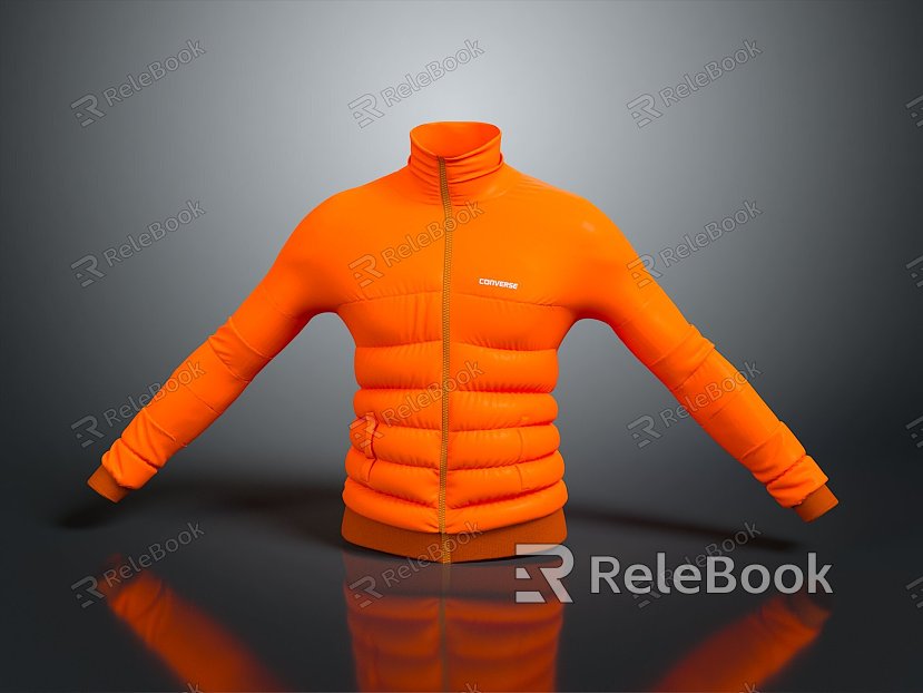 cotton-padded jacket down jacket goose down jacket thick clothes thick cotton-padded clothes autumn and winter clothing winter clothing autumn clothing model