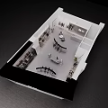 Modern Men's Clothing Store Interior With Displays Mannequins And Lighting