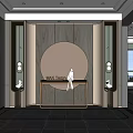 Modern Entrance 3d model