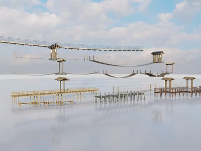 Bridge Trestle 3d model