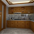 Sacred Religious Worship Area With Buddha Statue Altar Table Lotus Chandelier And Golden Ceiling
