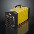 Yellow Black Portable Laptop Power Station with Handle Display Screen and USB Ports