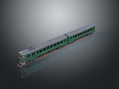 vintage train steam train carriage locomotive head steam carriage train vehicle 3d model