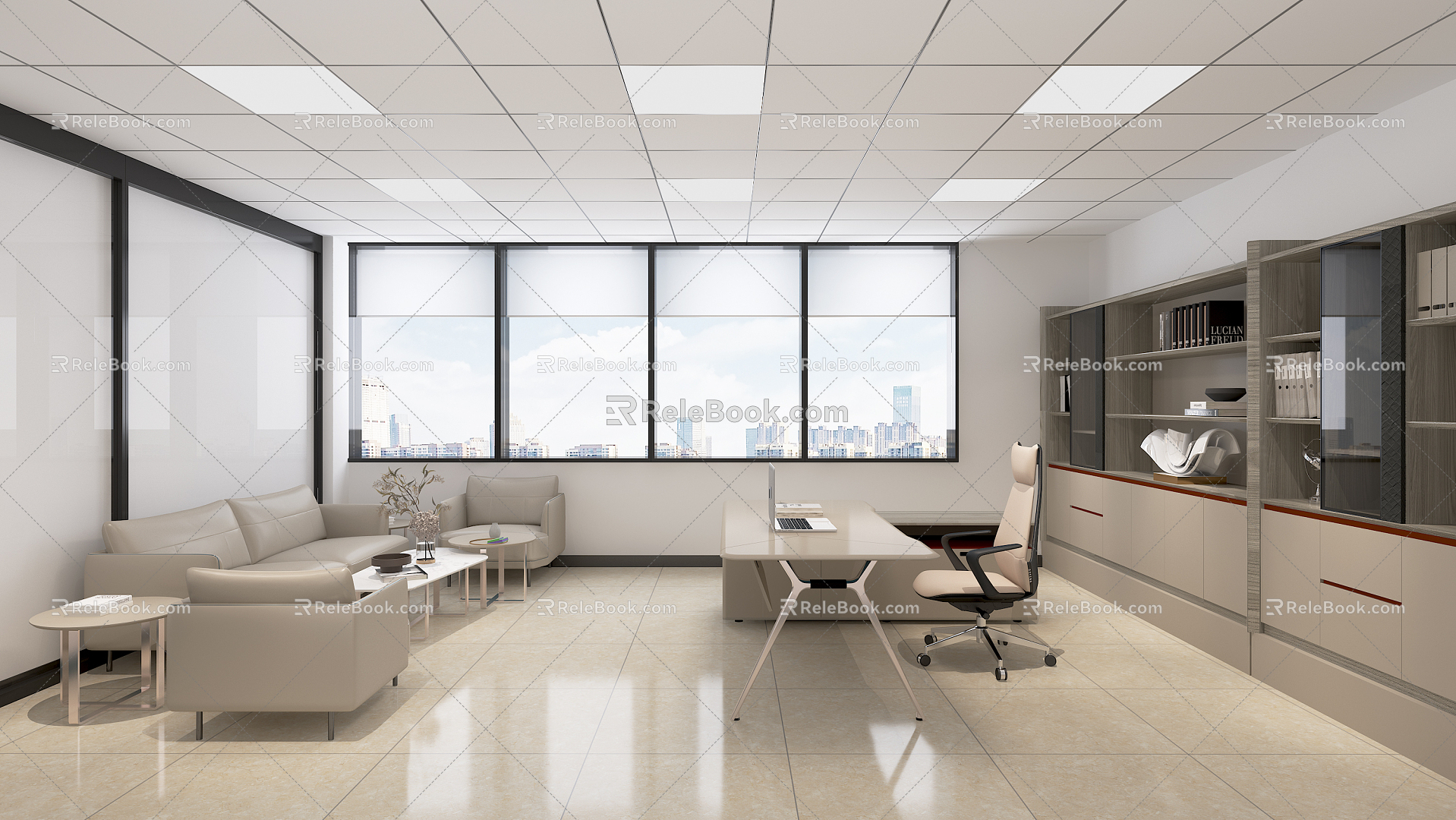 The Modern Office 3d model