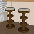 Bar stool 3d model
