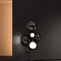 Black floor lamp 3d model