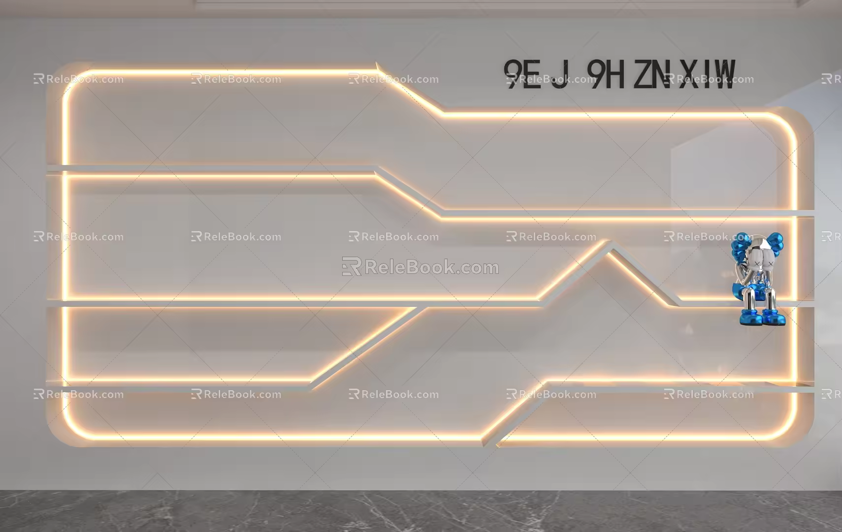 Showcase Shelf 3d model