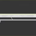 Industrial Metal Platform Furniture with Diamond Pattern Surface Yellow Black Stripe Edges and Number 2