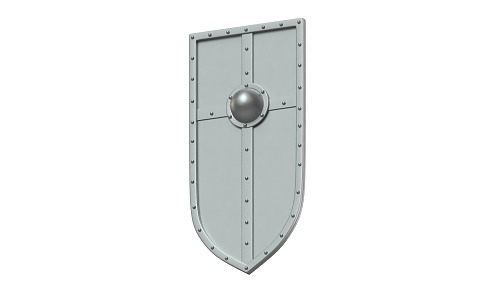 Modern Shield 3d model