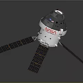 Advanced Space Capsule With Solar Panels And Scientific Equipment For Space Exploration