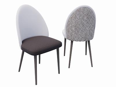 Modern single chair dining chair model