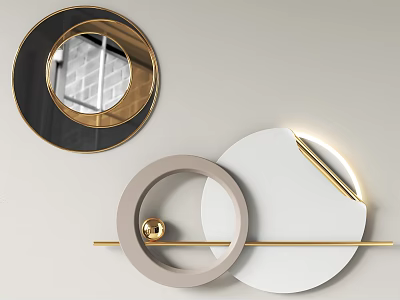 Modern wall decoration wall decoration pendant 3d model