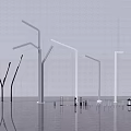 Modern landscape lamp 3d model