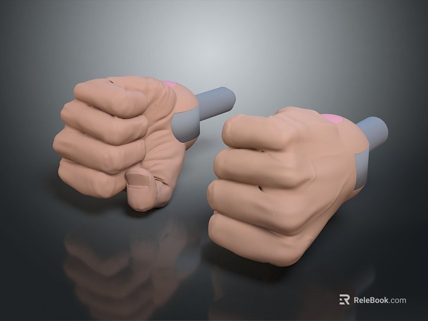 Medical Devices Functional Prosthetic Hands With Human-like Design For Rehabilitation 3d model 