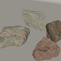 Natural Shaped Rockery Stones In Various Colors For Garden Decoration