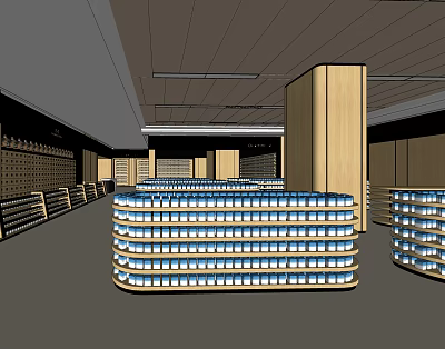 Modern Pharmacy 3d model