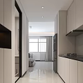 Modern Apartment With Open Kitchen Living Area White Cabinets Bright Interior Design