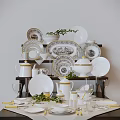 Modern Tableware 3d model