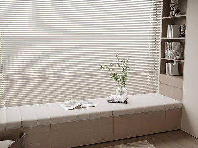 Bay window mat 3d model