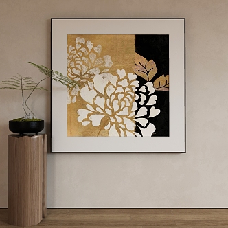 modern decorative painting 3d model