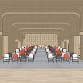 Modern Training Room Report Hall Government Report Hall Concert Hall Lecture Hall Presentation Hall 3d model