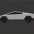 White Car With Black Roof Modern Sleek Design And Unique Rear Shape