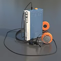 Walkman Single Player Recorder Old Walkman Old Walkman Sony Walkman Low Face Number Low Model Simple Model Game Movie and TV Level Super Realistic 3d model