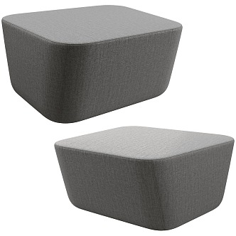 Prostoria sofa stool 3d model