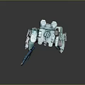 Mech Warrior Mech Soldier Machine Battlearm Mechanical Battlearm Machine Fighter Robot 3d model
