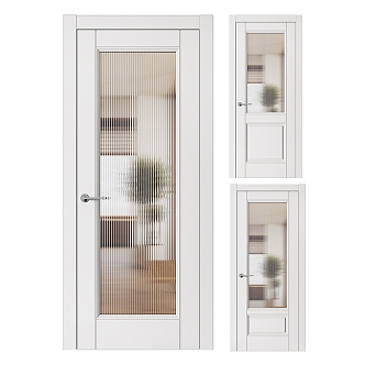 Modern Minimalist Room Door Minimalist Room Door Entry Door Glass Door Toilet Door 3d model