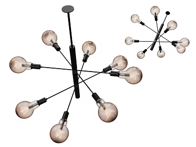 Modern Chandelier Art Chandelier Spherical Chandelier 3d model