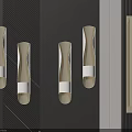 Modern Interior Wall Lamps With Sleek Metallic Design And Glowing Light