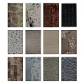 Square Rugs Collection With Various Patterns And Diverse Designs For Home Decor 3d model
