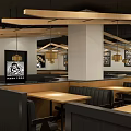 Tai Er Restaurant Old Jar Sour Fish Modern Interior With Tables Chairs And Hanging Lights