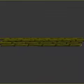 Natural Long Yellow Bamboo Stalks Bundled Together On Dark Surface