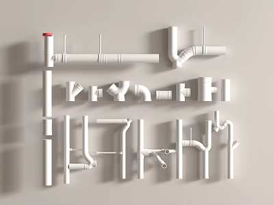 Piping 3d model