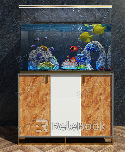 Modern Fish Tank Aquarium Fish Tank Cabinet model