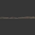 Durable Black Rubber Cords Coiled For Household Storage And Daily Use