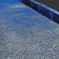 Modern Pavement Stone Pavement Sidewalk Road Path 3d model