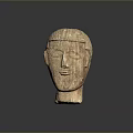 Medical Device Anatomical Human Head Wooden Model For Educational Training