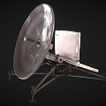 Modern Satellite Antenna Signal Receiver 3d model