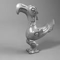 Vintage Traditional Ornament Decoration Set With Bronze Bird Shaped Carving Design Figurine