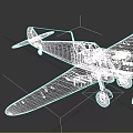 Vintage Fighter Jet With Yellow Fuselage Camouflage Wings Number 6 Marking And Propeller
