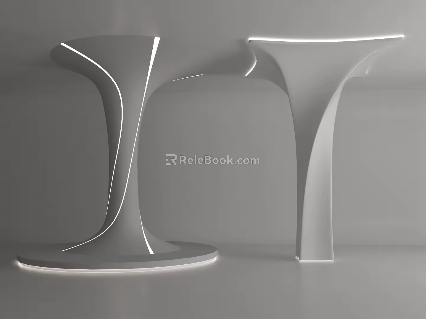 Modern Column Decorative Column Shaped Column 3d model