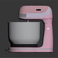 Pink Electric Stand Mixer With Modern Design And Metal Mixing Bowl