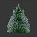 Green Artificial Christmas Tree With Festive Decor For Home Decoration