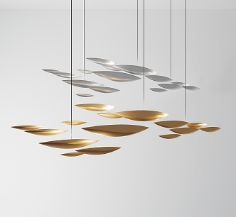 Modern chandelier 3d model