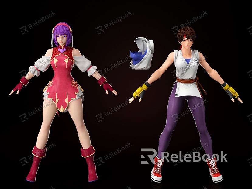 Game Figure Athena Sakazaki Yori Lily KOF model