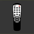 Computer Wireless Remote Control With Multiple Function Buttons And Digital Keys 3d model
